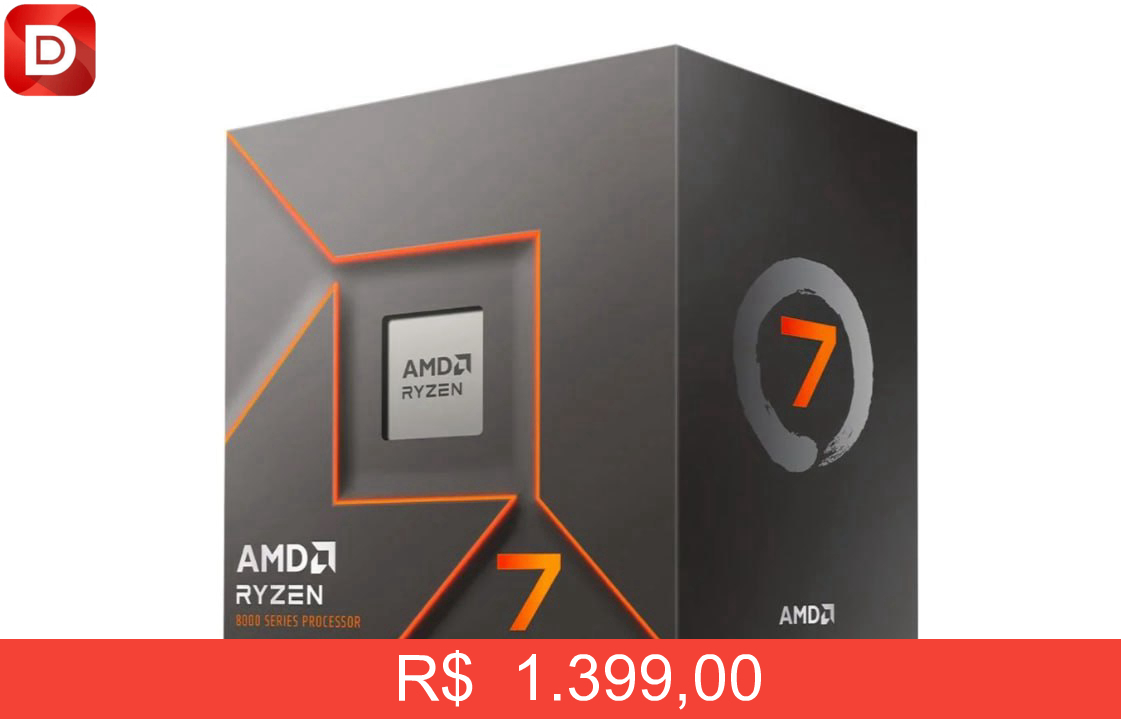 Foto do produto Processador AMD Ryzen 7 8700F