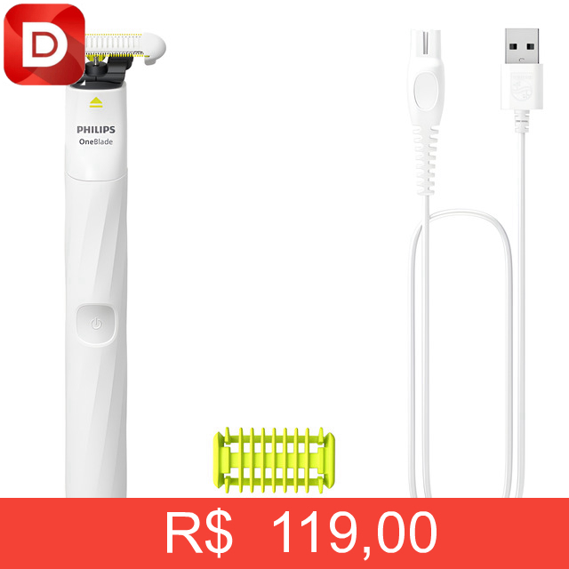 Foto do produto Aparador E Raspador Oneblade Intimate Qp1924/10 Philips