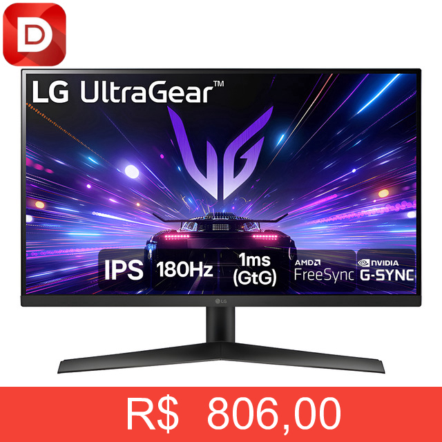Foto do produto Monitor Gamer LG UltraGear 27