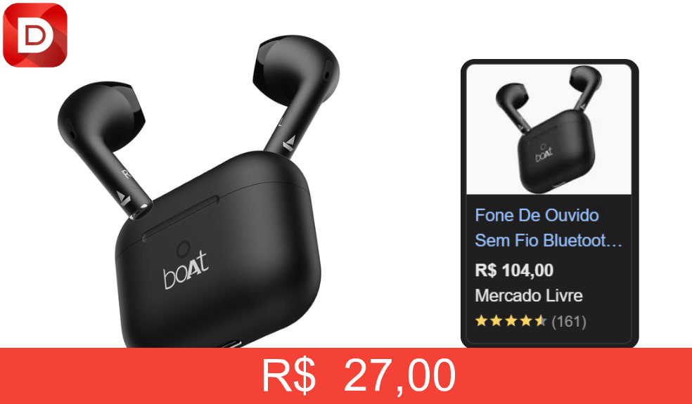 Foto do produto boAt Airdopes Alpha