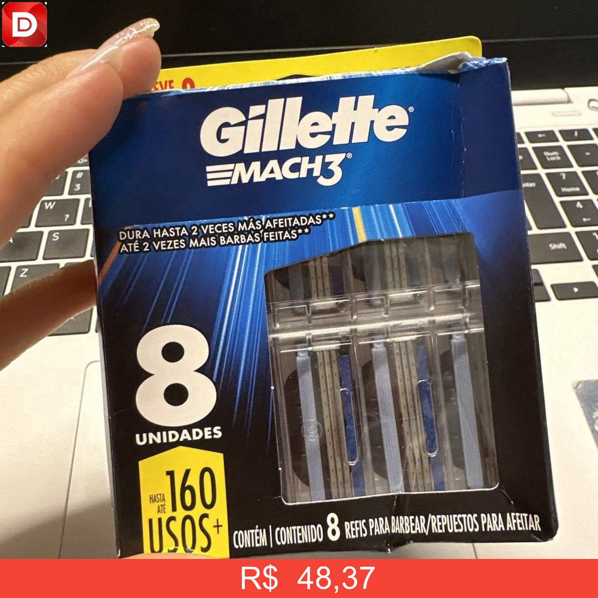 Foto do produto Gillette Mach3