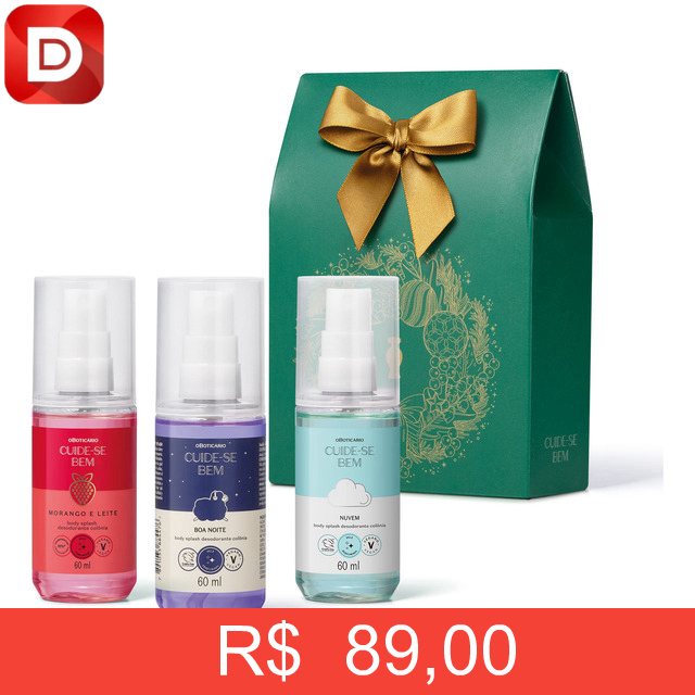Foto do produto Kit Presente Boticário Cuide-se Bem