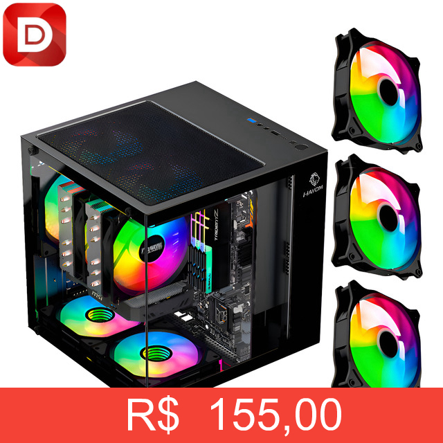 Foto do produto Mini Gabinete Gamer Gb1787
