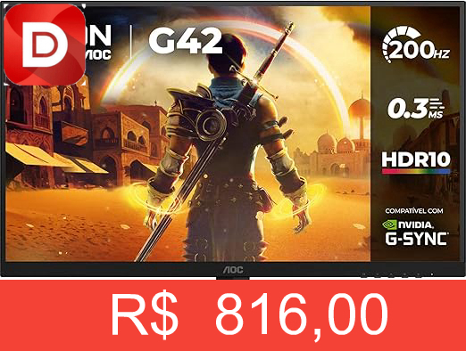 Foto do produto Monitor Gamer AOC AGON G42 27G42HE