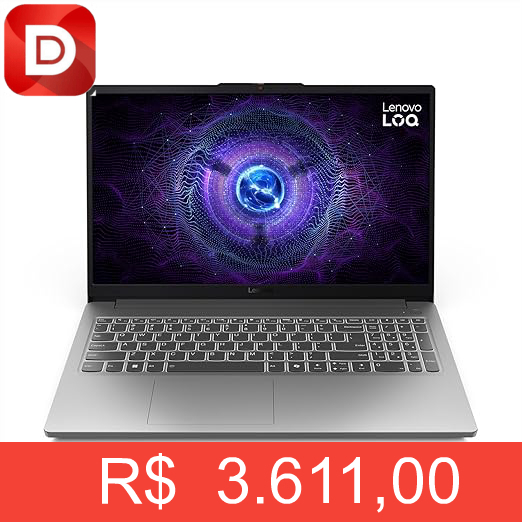 Foto do produto Notebook Gamer Lenovo LOQ