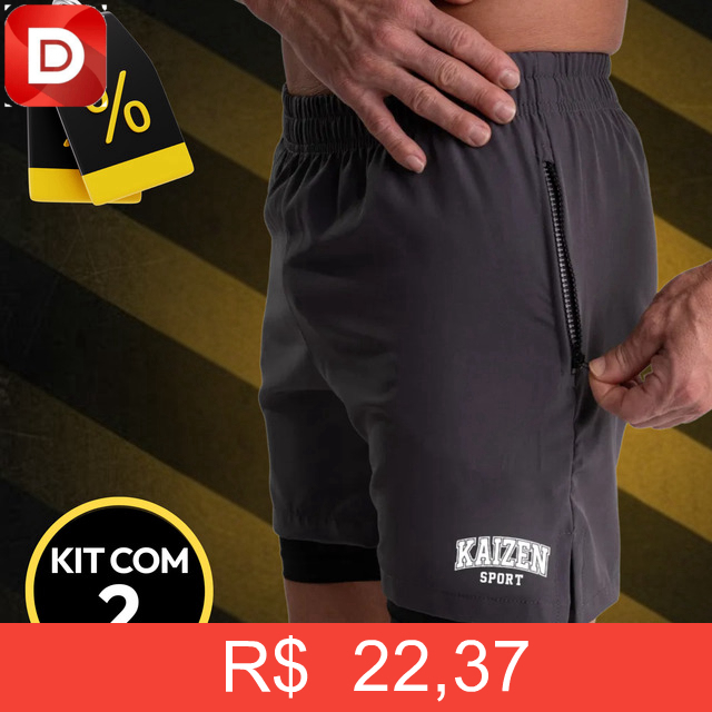 Foto do produto Short Duplo com Bolso