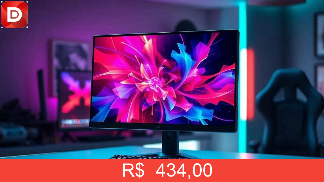 Foto do produto Monitor Gamer Haiz 25'' IPS 144hz 0.5ms