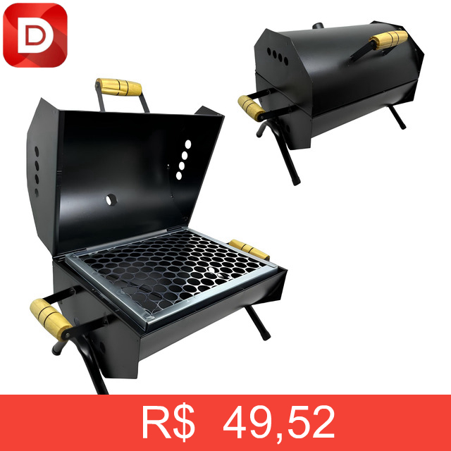 Foto do produto Churrasqueira Bafinho A Carvão