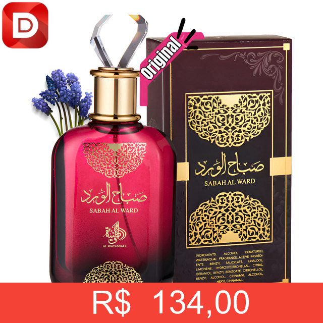 Foto do produto Perfume Árabe Feminino Al Wataniah Sabah Al Ward EDP