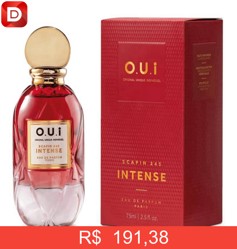 Foto do produto O.U.i Scapin 245 Intense Eau De Parfum
