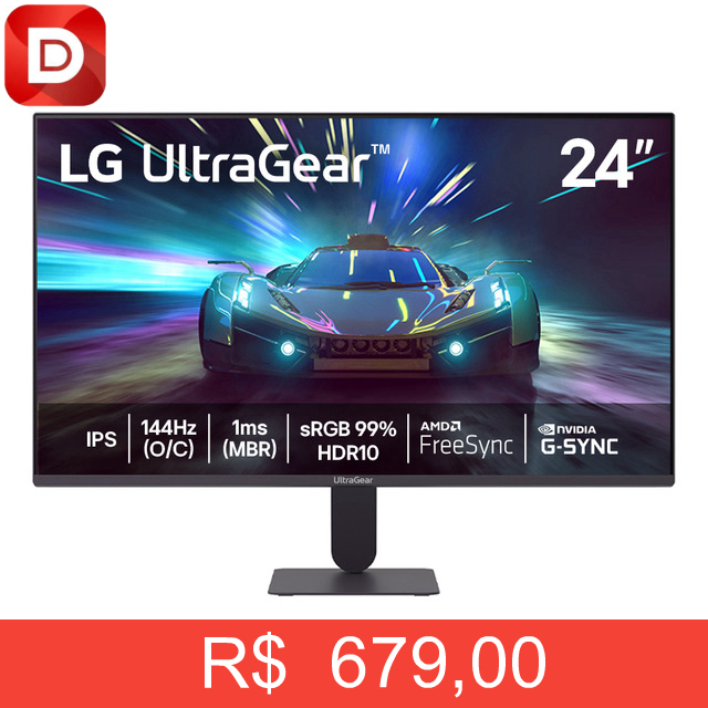 Foto do produto Monitor LG UltraGear 24