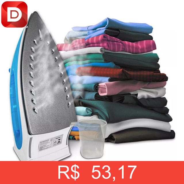 Foto do produto Ferro De Passar Roupas A Vapor