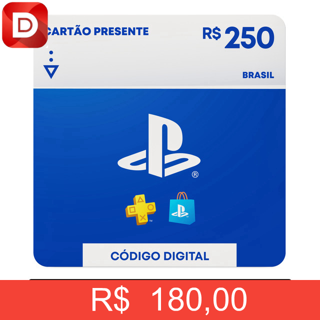 Foto do produto Sony PlayStation Gift Card (Digital)