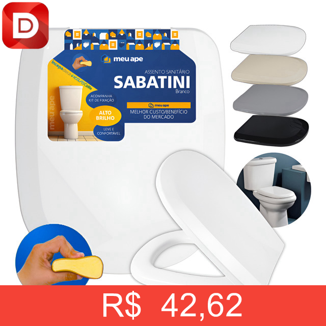 Foto do produto Assento Sanitário Almofadado Basic