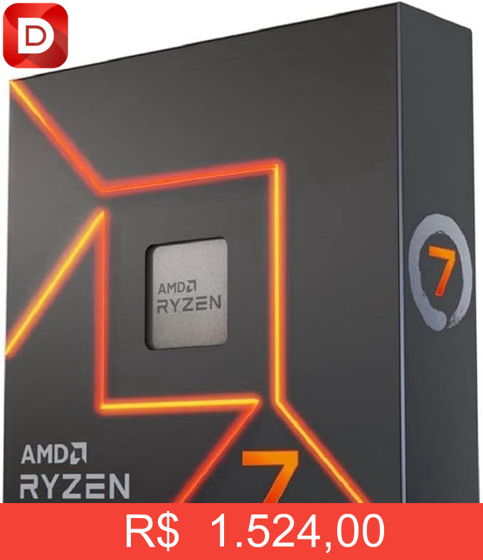 Foto do produto Processador AMD Ryzen 7 7700X