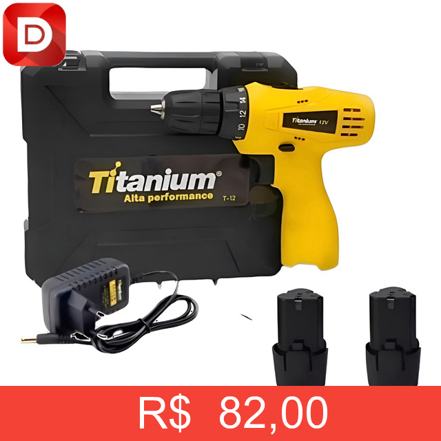 Foto do produto Parafusadeira 12v 30nm