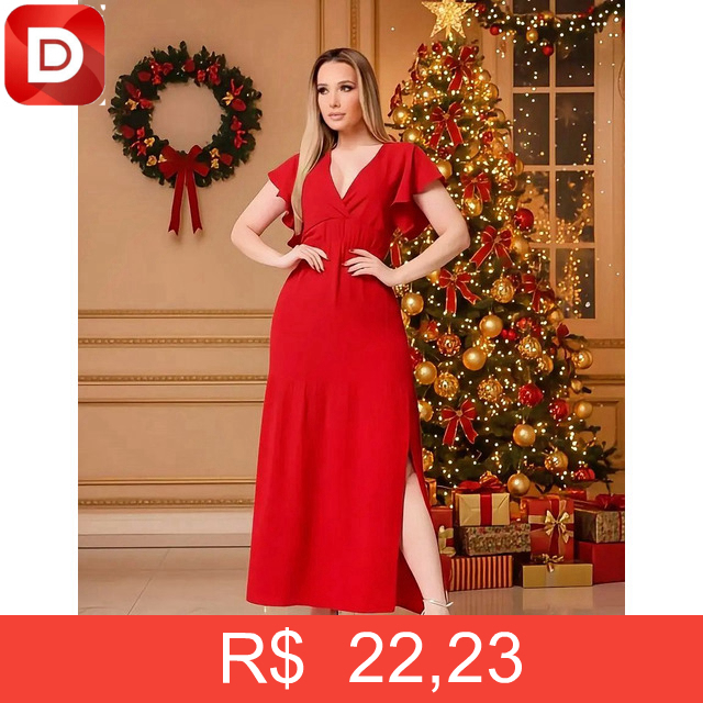 Foto do produto Vestido Longo Feminino Elegante Duna