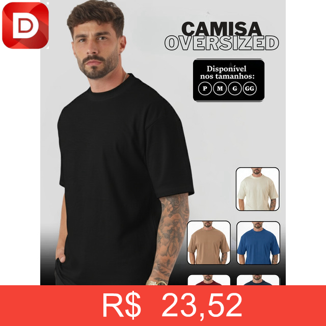 Foto do produto Camiseta Oversized