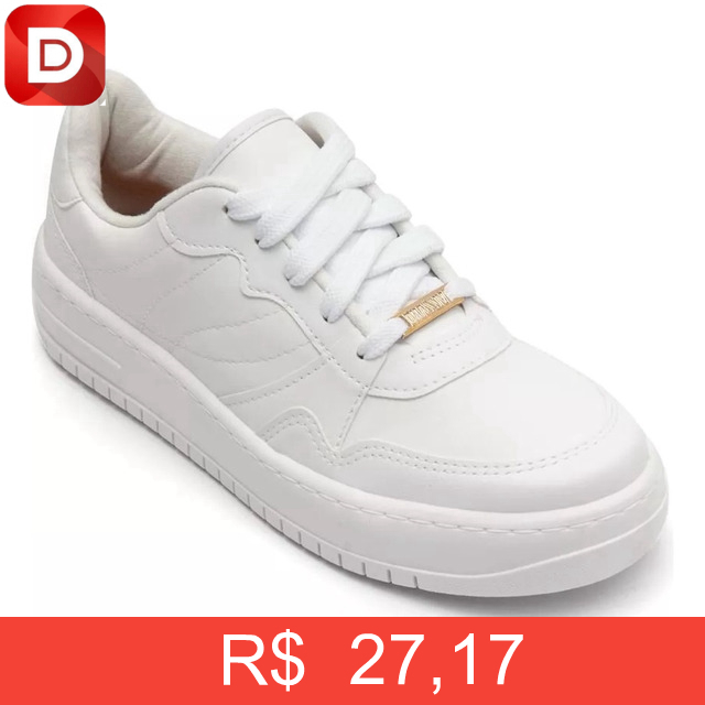 Foto do produto Tênis Vizzano Casual Feminino Plataforma Leve Ultra Conforto