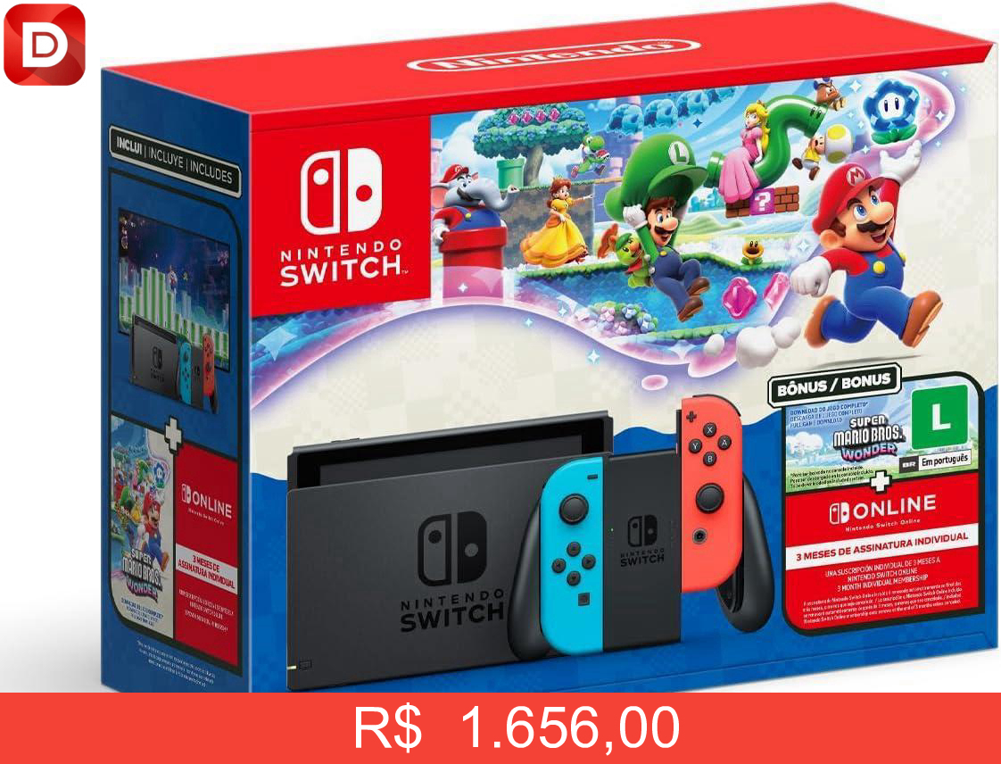 Foto do produto Nintendo Switch Bundle