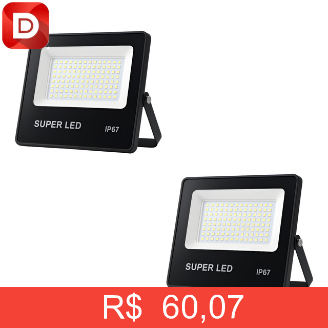 Foto do produto Kit 2 Refletor Led 300w Premium