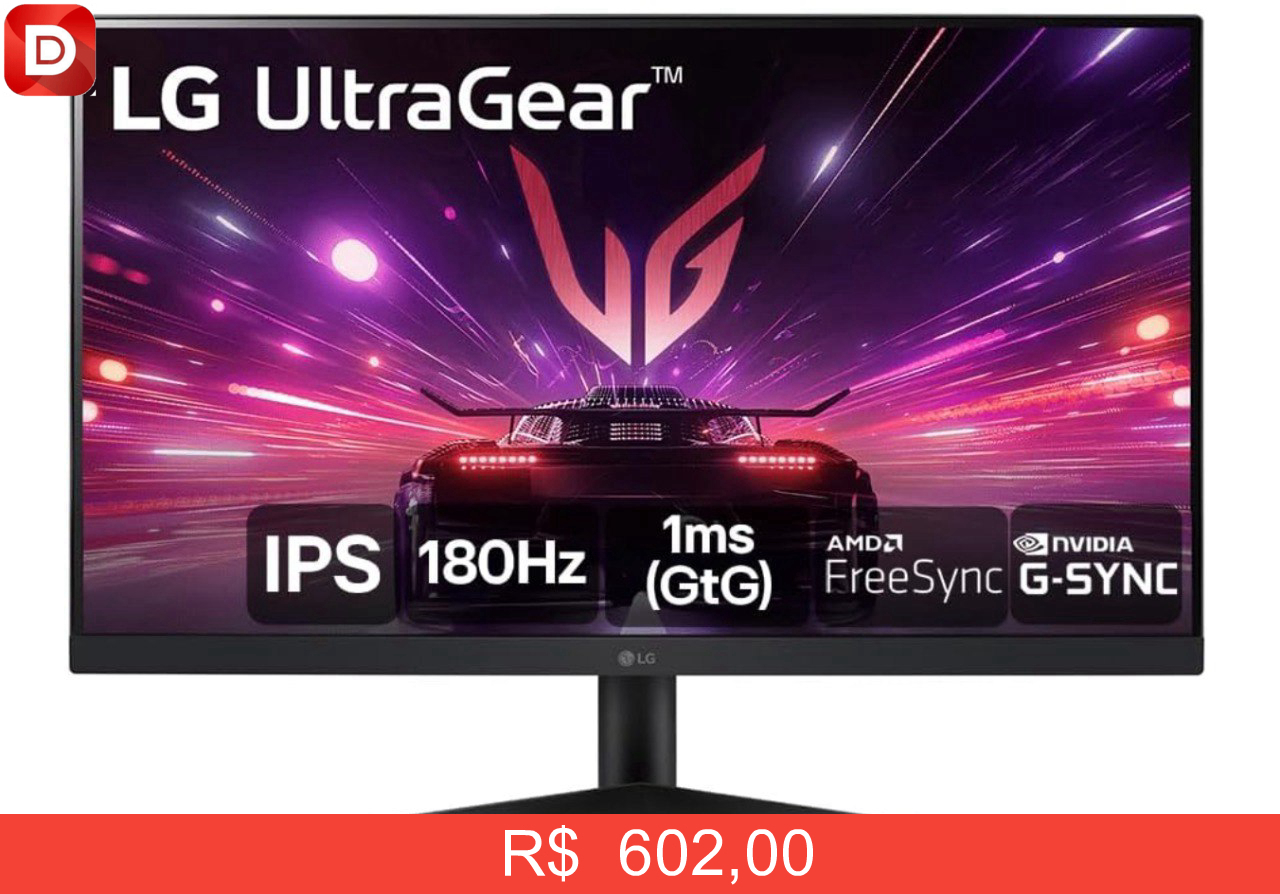 Foto do produto Monitor Gamer LG Ultragear 24