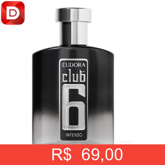 Foto do produto Perfume Eudora Club 6 Intenso