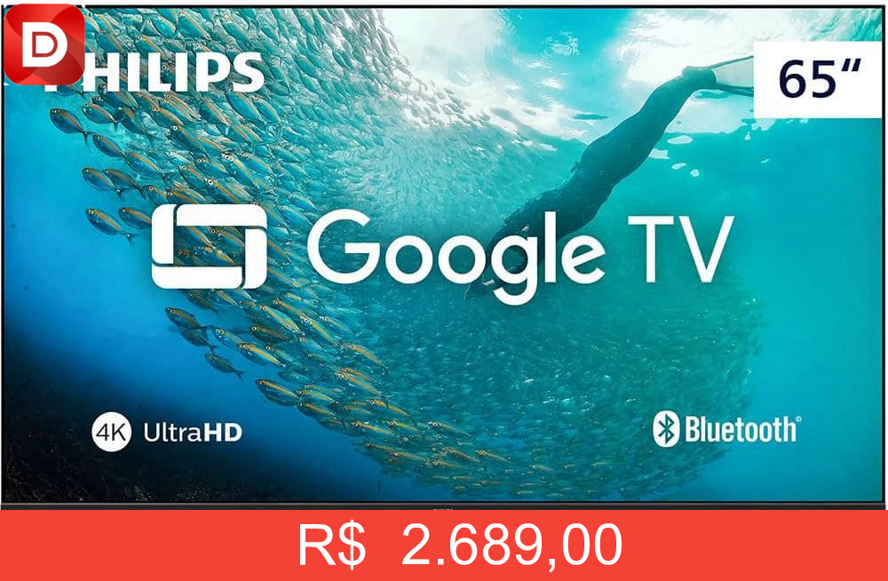 Foto do produto Smart TV PHILIPS 65'' 4K UHD