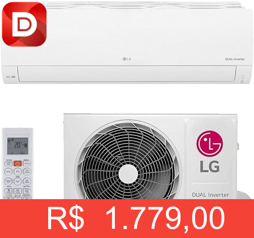 Foto do produto Ar-Condicionado Split LG Dual Inverter Compact