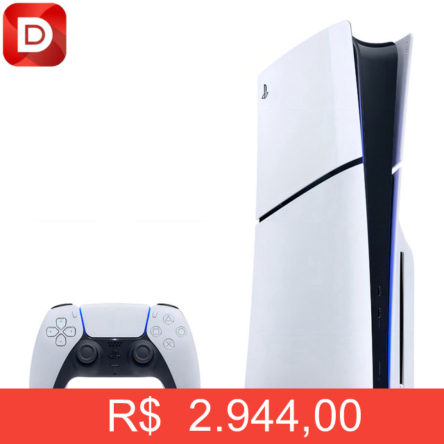Foto do produto Console Sony Playstation 5 Edição Slim Disk