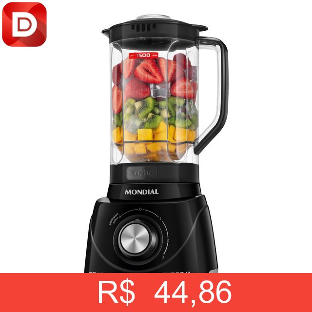Foto do produto Liquidificador Pratic Turbo III Mondial