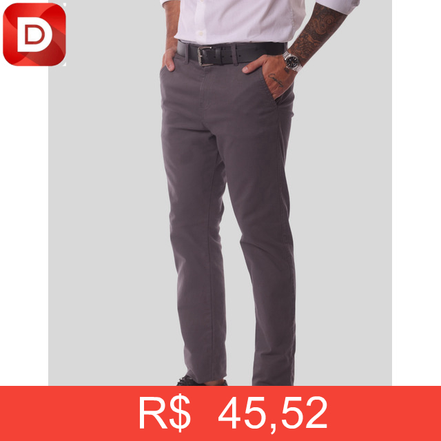 Foto do produto Calça de Sarja Bolso Faca c/ Lycra