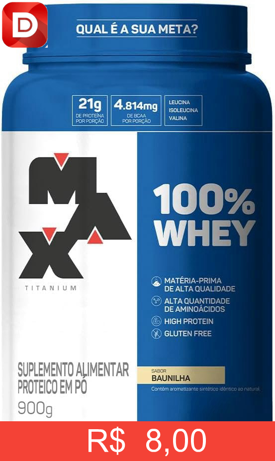 Foto do produto Max Titanium 100% Whey