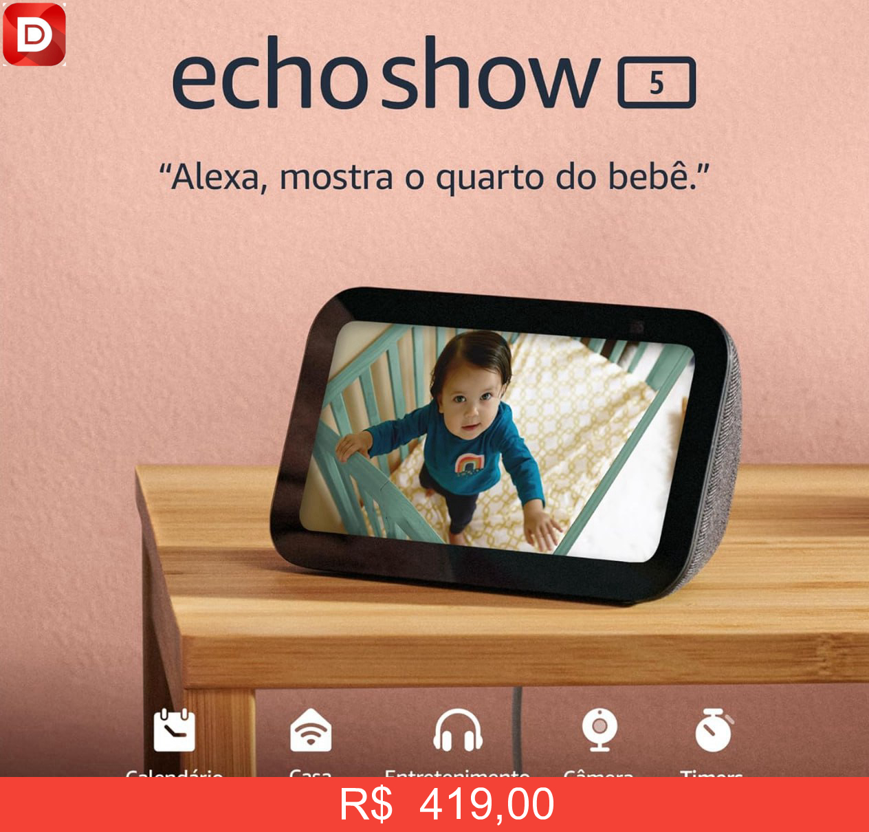 Foto do produto Echo Show 5