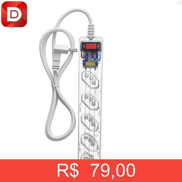 Foto do produto Filtro de linha com protetor contra surtos (DPS) iCLAMPER Energia 5