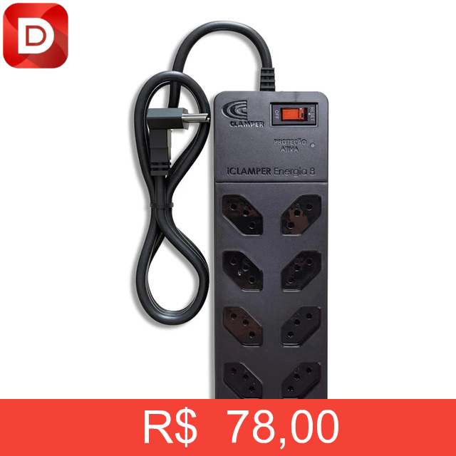 Foto do produto Filtro De Linha com DPS iCLAMPER Energia