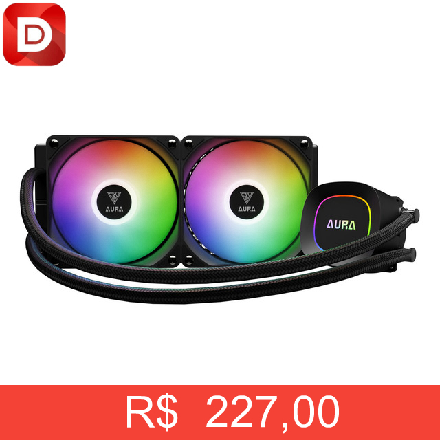 Foto do produto Water Cooler Gamdias Aura Gl240 Lite