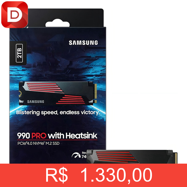 Foto do produto SSD Samsung 990 PRO