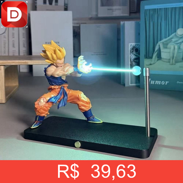 Foto do produto Lâmpada Led Magnética Recarregável Goku