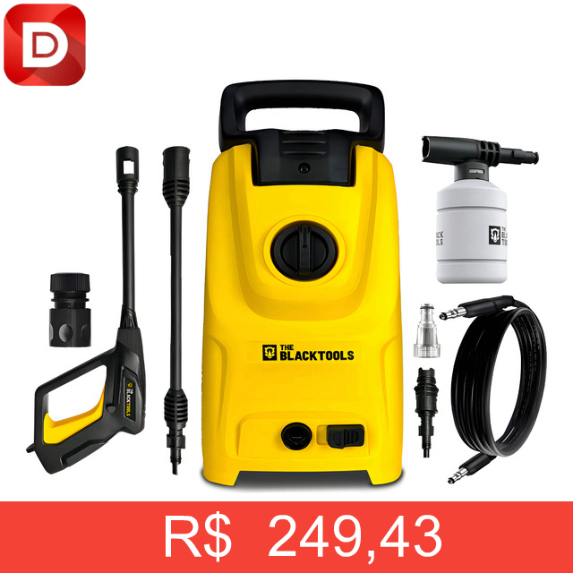 Foto do produto Lavadora de Alta Pressão The Black Tools Compacta