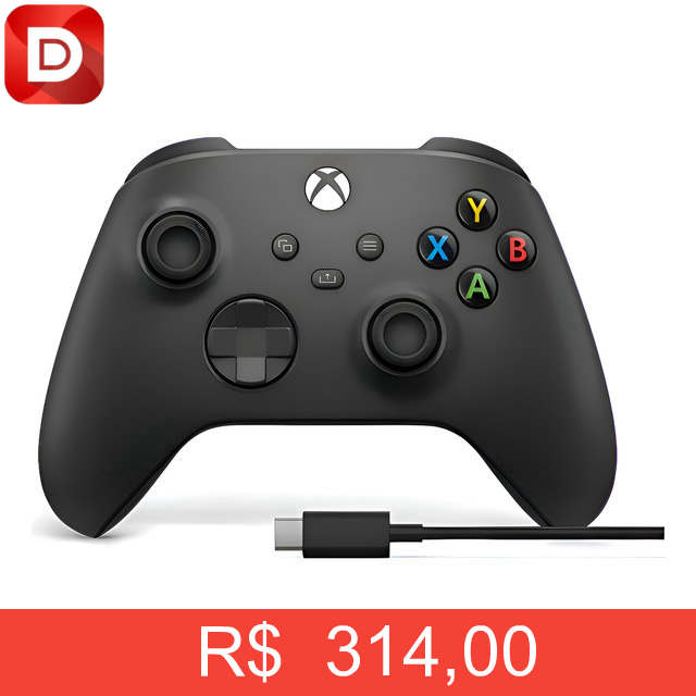 Foto do produto Controle joystick sem fio Microsoft Xbox