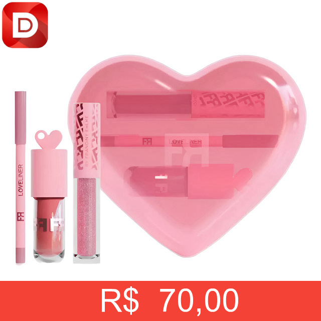 Foto do produto Kit Fran Love Kit Gloss Labial e Lápis Labial By Franciny