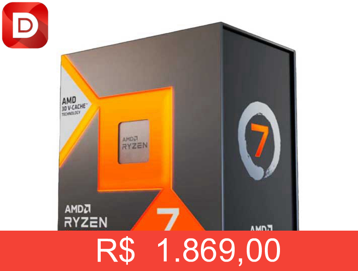Foto do produto AMD Processador Ryzen 7 7800X3D