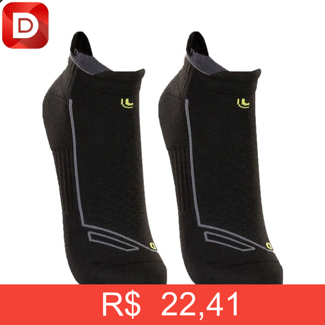 Foto do produto Kit 2 Pares Meia Lupo Dry Soquete Curto Anti Bolhas