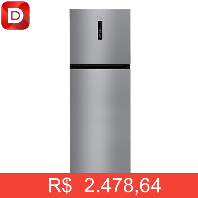 Foto do produto Geladeira Frost Free Duplex 347L SmartSensor Midea 127V