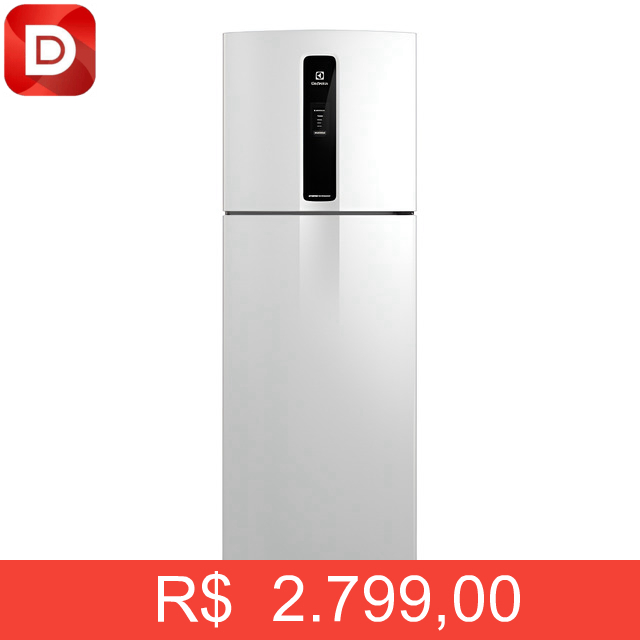 Foto do produto Geladeira Electrolux Frost Free Inverter 390L Efficient AutoSense