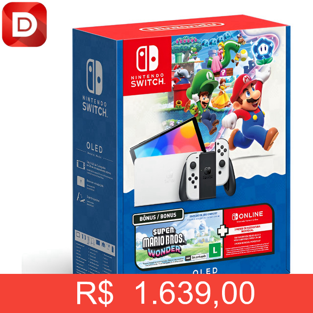 Foto do produto Nintendo Switch Oled
