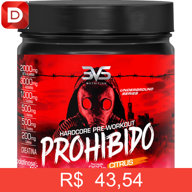 Foto do produto Pré-Treino 3VS Prohibido