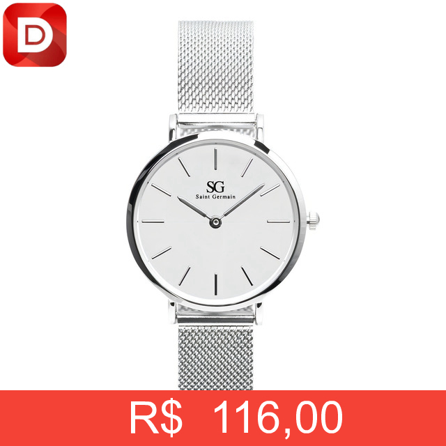 Foto do produto Relógio Feminino Saint Germain Harlem Silver