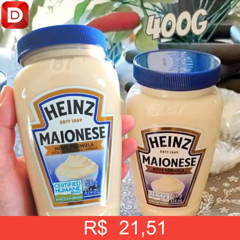 Foto do produto Heinz Pack Maionese Tradicional